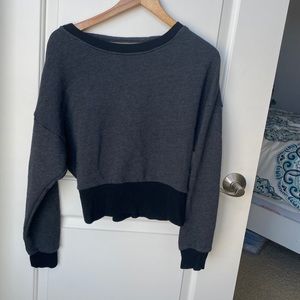 Open Back Sweatshirt